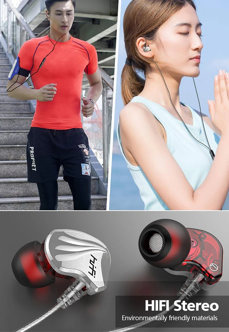 Wired Earphone 3.5mm AUX/Type C In-Ear HIFI 6D Surround Bass In-Ear Game Music Headsets With MIC For Samsung Huawei Xiaomi PC