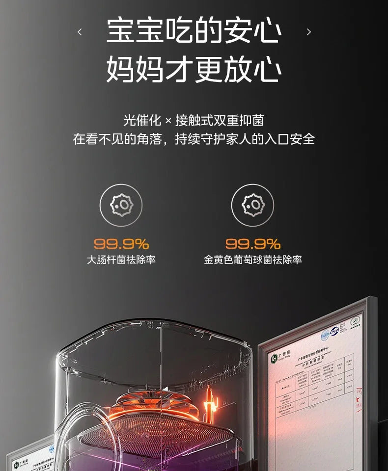 Bake Air Fryer: New Home Multifunctional. Large Capacity Integrated Automatic Visual Electric Oven Fritadeira Eletrica Air Fryer