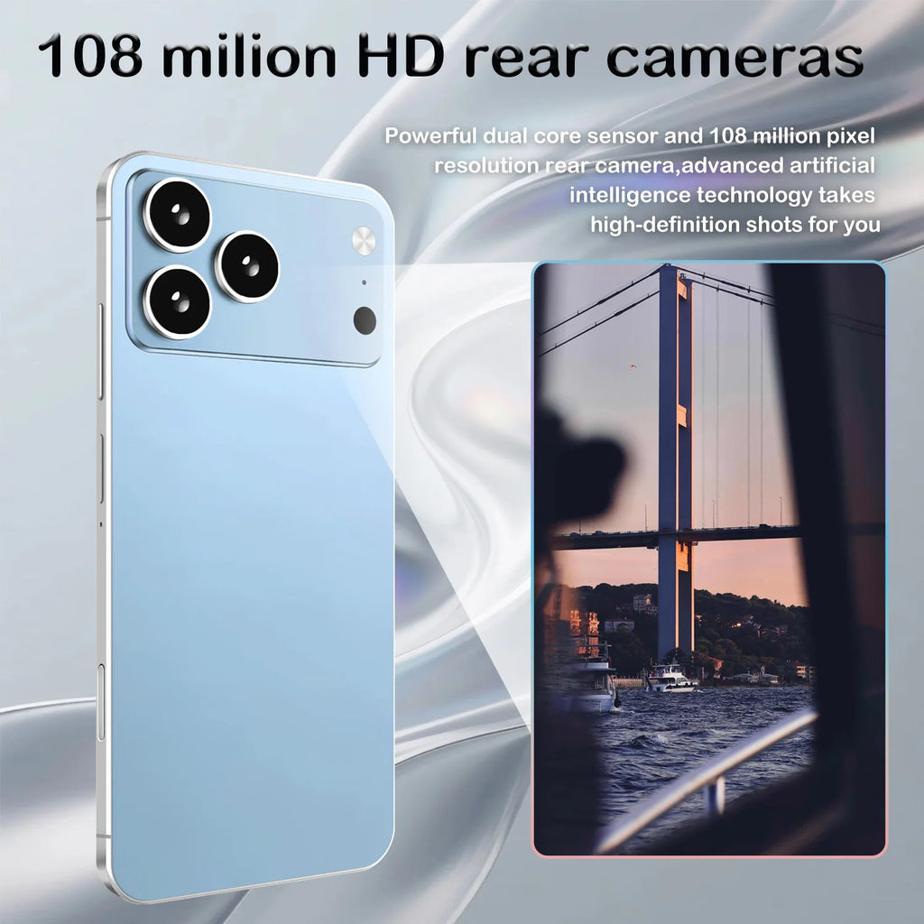 2026 Hot High Quality i17 Promax original intelligent 4G 5G dual card dual standby system global version 8000mAh battery Arrival