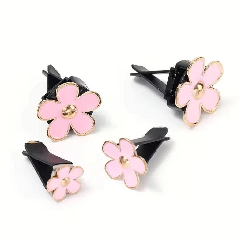 1set Car Air Vent Perfume Clip Cute Cars Aroma Diffuser Creative Girly Auto Interior Decoration
