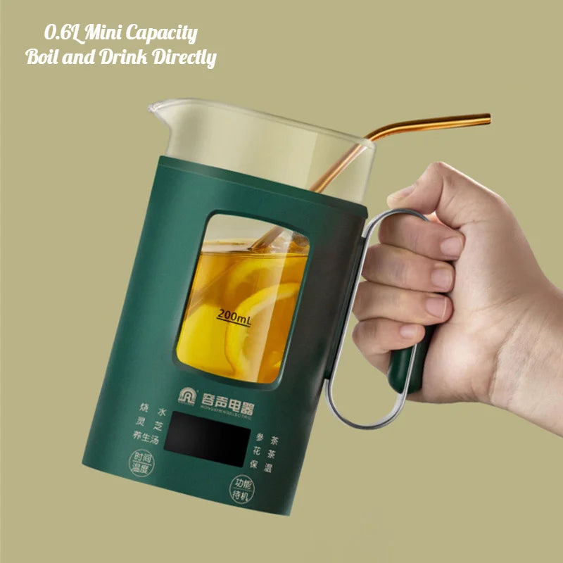 Health Pot Multifunction Electric Kettle With Temperature Control Water Boiler 600ml Mini Electric Kettle Smart Portable Tea Pot