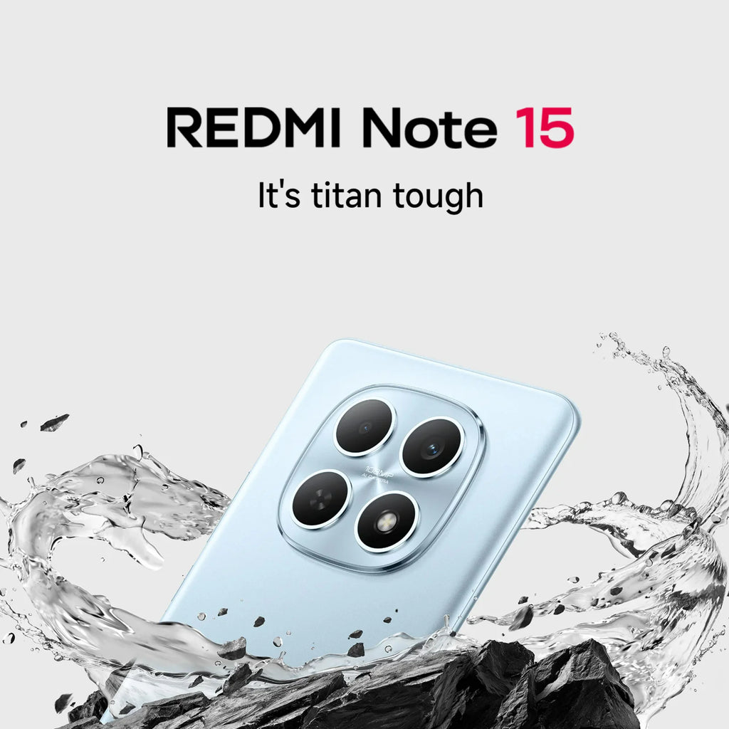 Xiaomi Redmi Note 15 4G 6+128GB Global Version 120Hz 6.77 '' AMOLED Display MediaTek Helio G100-Ultra 108MP Camera 6000mAh 33W