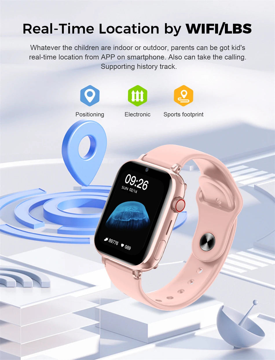 For Xiaomi Kids Smart Watch 5G GPS Location Video Call Sim Card Child Camera Waterproof Upgrade SOS For Boys Girls