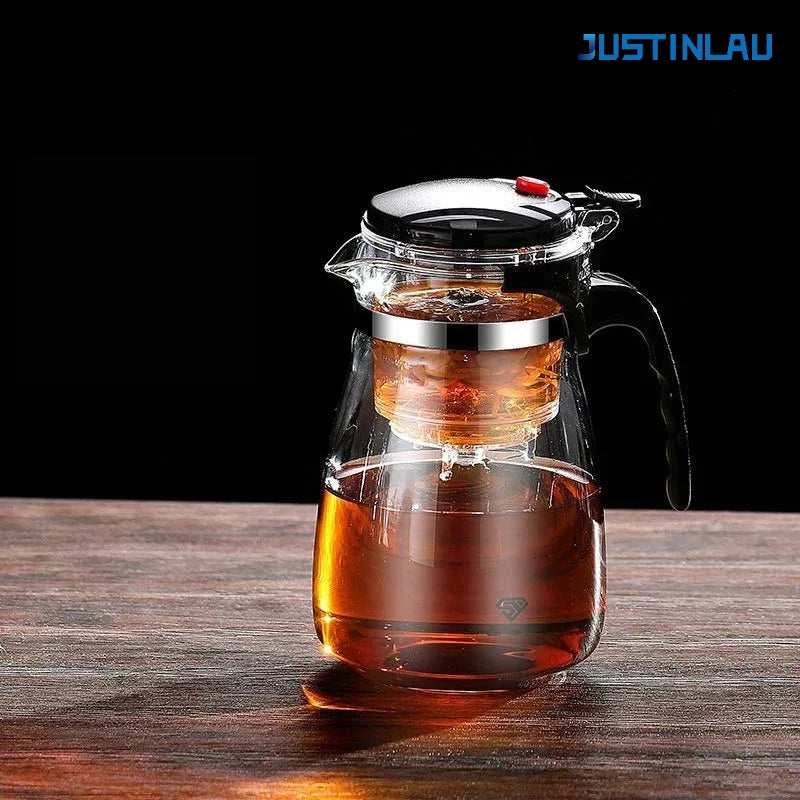 500ml-1800ml  Glass Teapot  Borosilicate Glass Split Type Teapot Heat Resistant Glass Teapot Tea Part Gift Idea Household