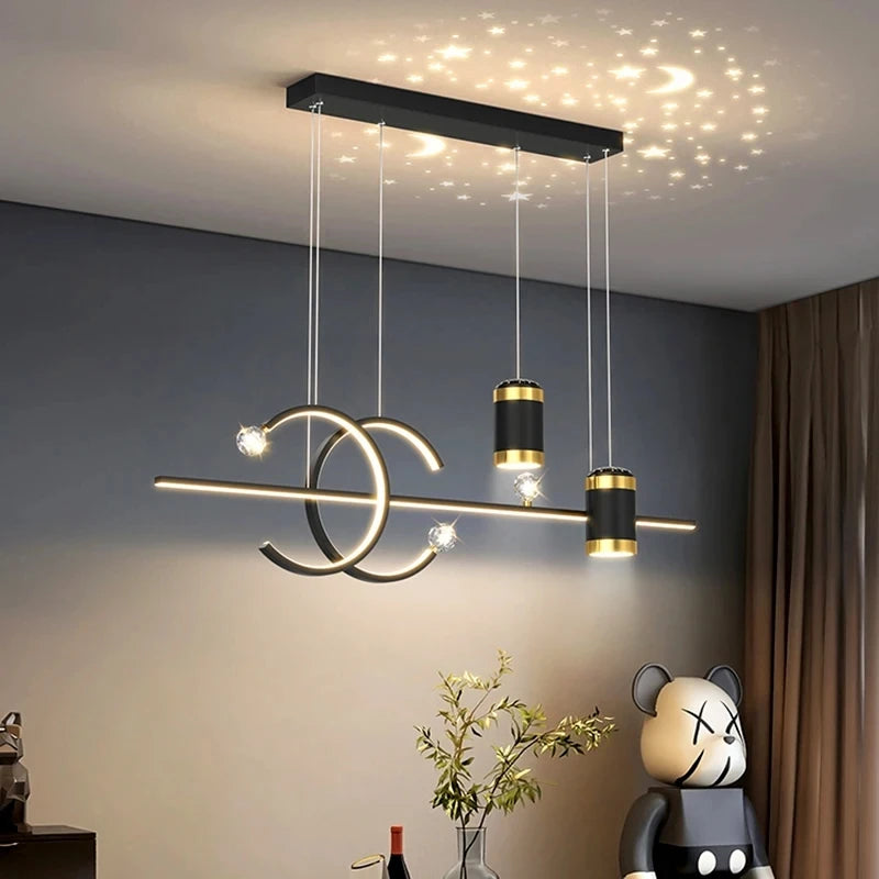 LED Nordic restaurant pendant light dining table light modern minimalist bar coffee shop pendant light home indoor lighting