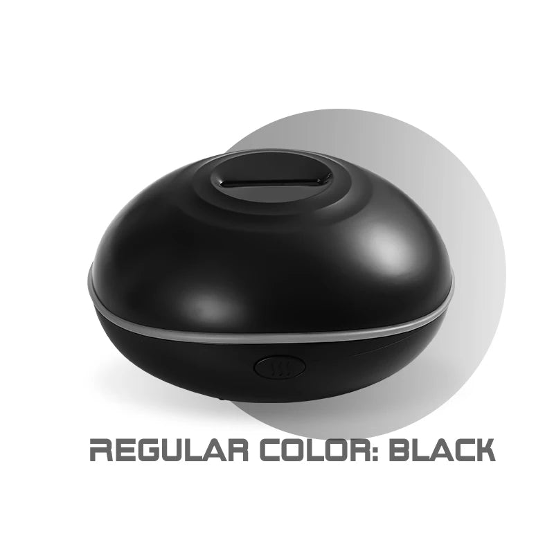 7-color simulation flame fragrance humidifier 2-in-1 home appliance with large mist volume USB flame humidifier desktop creative