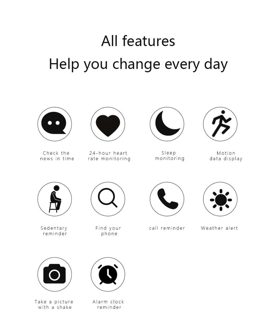 FOXBOX 2025 For All Smartphone Connections Smart Bracelet Fitness Sports Men Woman Band Couple Smartwatch Waterproof Watch LIGE