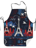Paris to LA Adjustable Cooking Apron Unisex Household