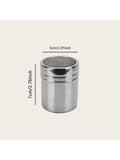 1pc-Silver stainless steel mesh tube type dusters dusting salt shaker spice jar Salt Sugar Pepper Shaker Box Cocoa Icing Powder