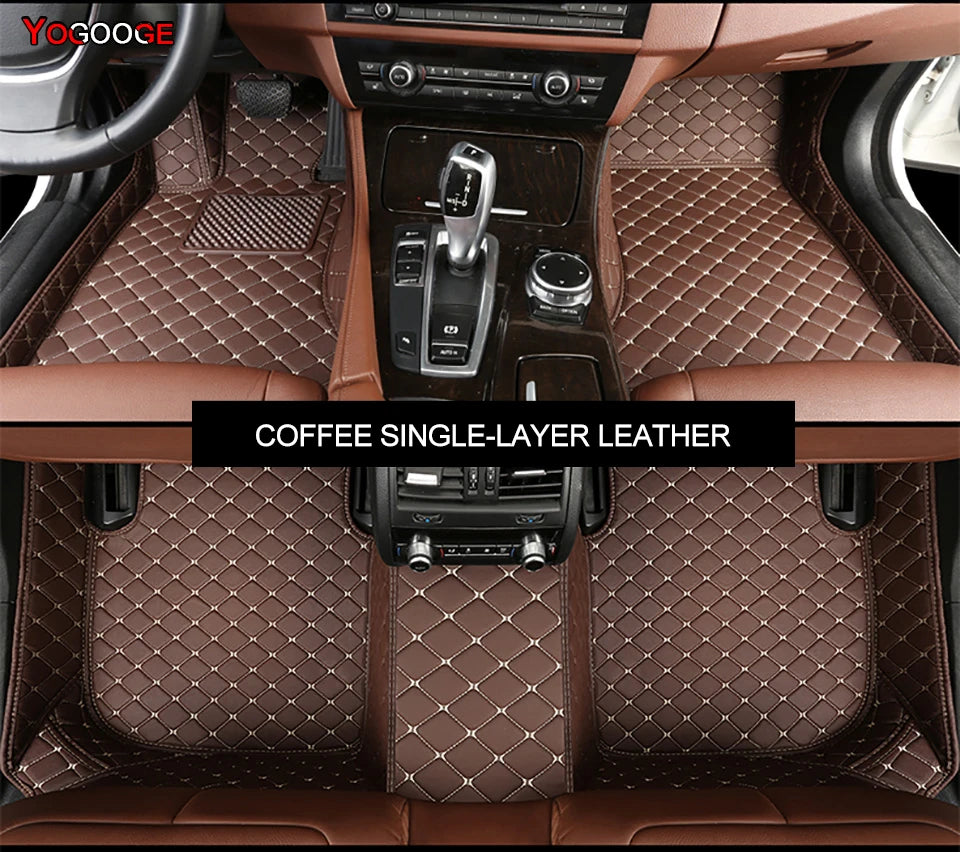 YOGOOGE Custom Car Floor Mats For Chery Tiggo 7 7Pro 7Plus Auto Carpets Foot Coche Accessorie