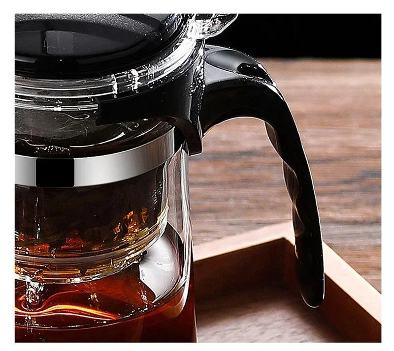 500ml-1800ml  Glass Teapot  Borosilicate Glass Split Type Teapot Heat Resistant Glass Teapot Tea Part Gift Idea Household
