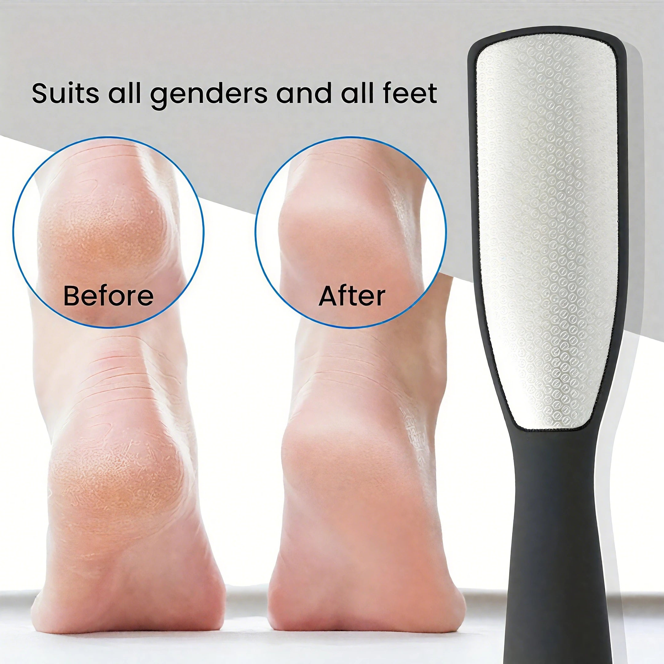 1Pc Dual-Sided Foot File Dead Skin Callus Remover for Feet Professional Pedicure Foot File  Foot Sander Scrubber Pedicure Tool