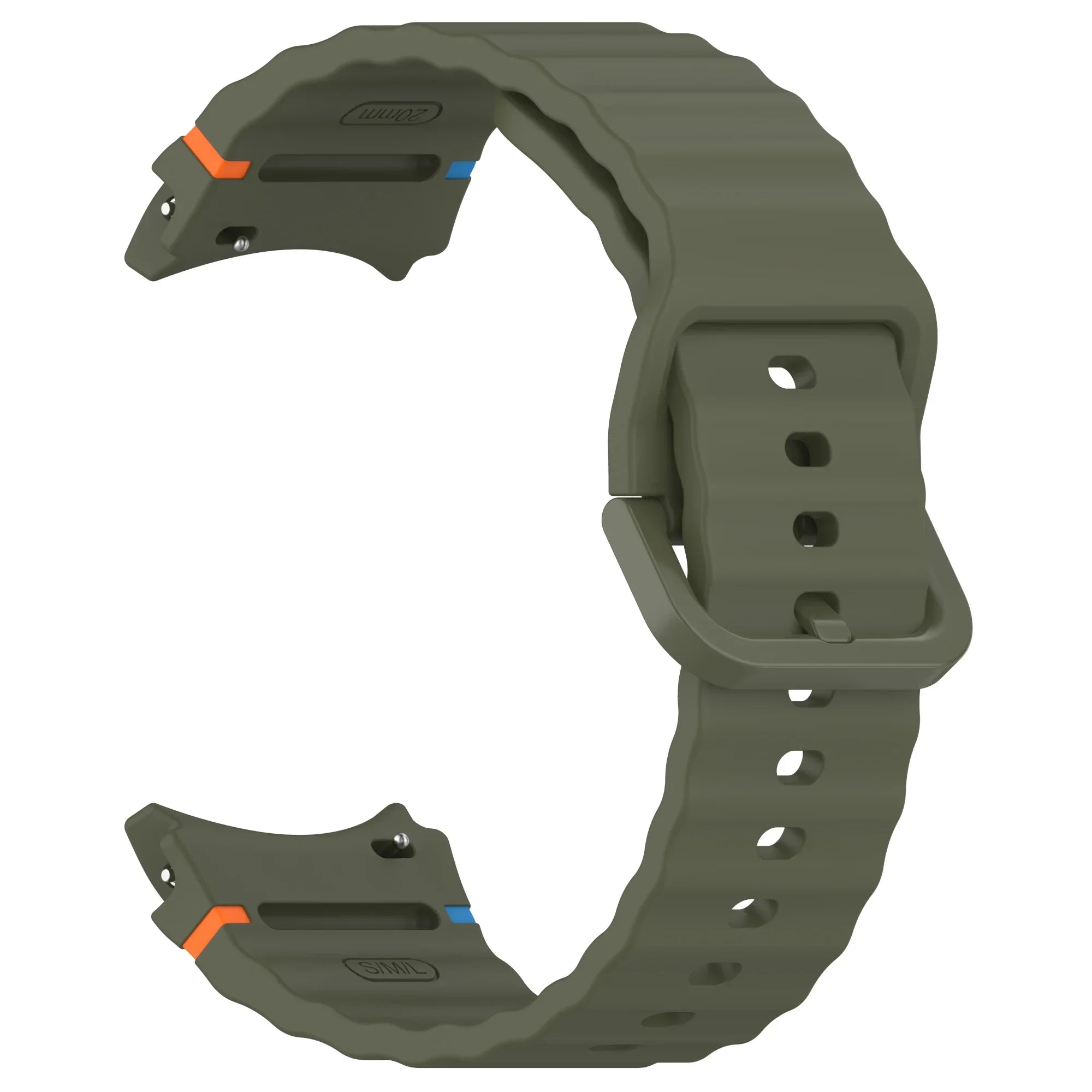 1:1 Official Silicone Strap For Samsung Galaxy Watch 7/FE/6/5/4 44mm40mm 5 Pro Bracelet Watch 6/4 Classic 47/43mm 46/42mm Correa