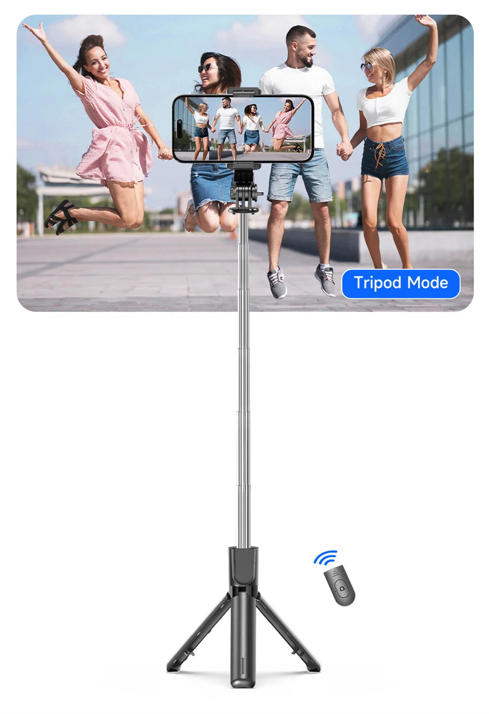 Portable Mini Selfie Stick Tripod With Fill Light Stand Phone Holder Extendable Wireless Bluetooth Remote For Live Broadcast
