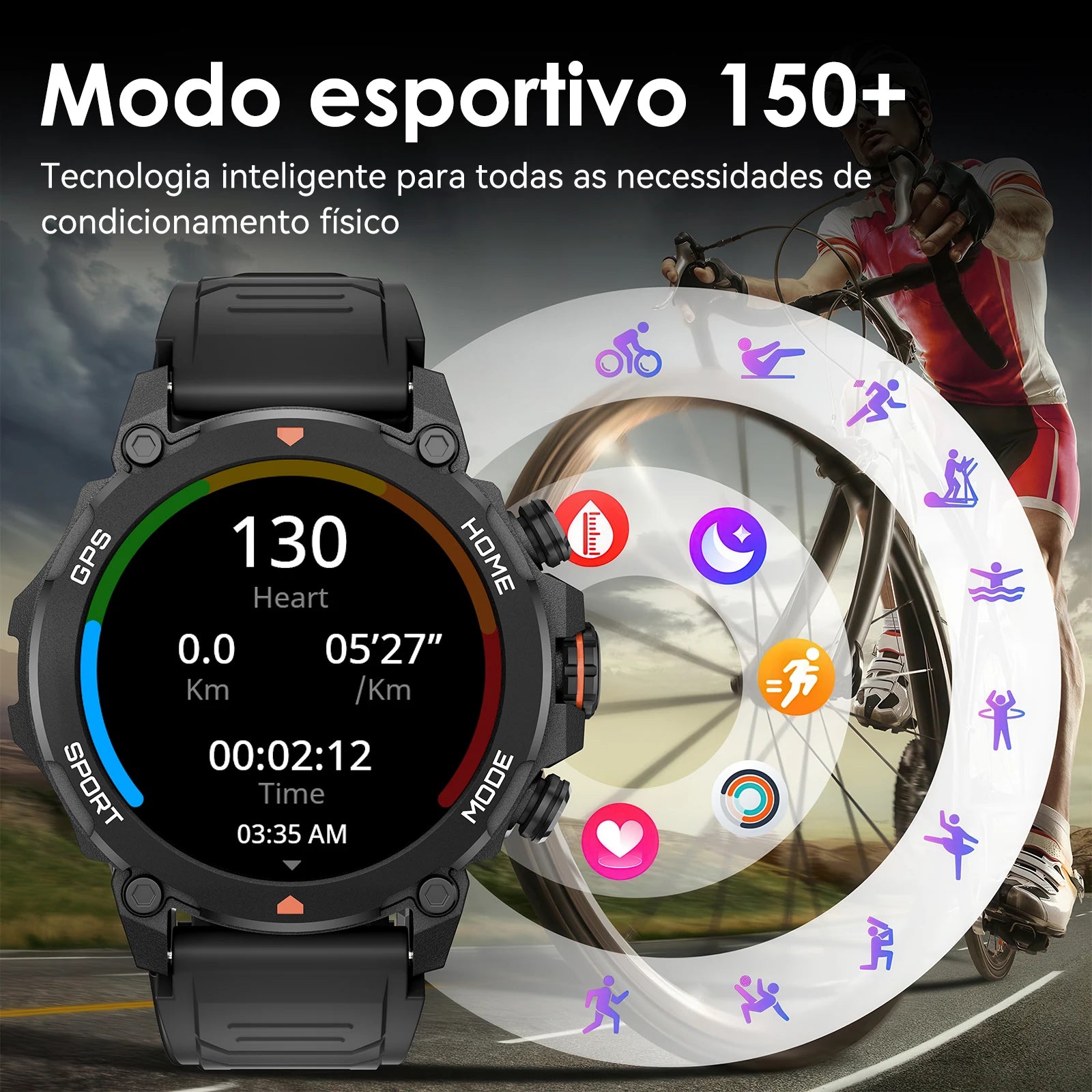 2025 GPS Positioning SmartWatch Lightweight AURAFIT Sports Compass Outdoor Adults Men Women's SmartWatch Health SOS Elderly