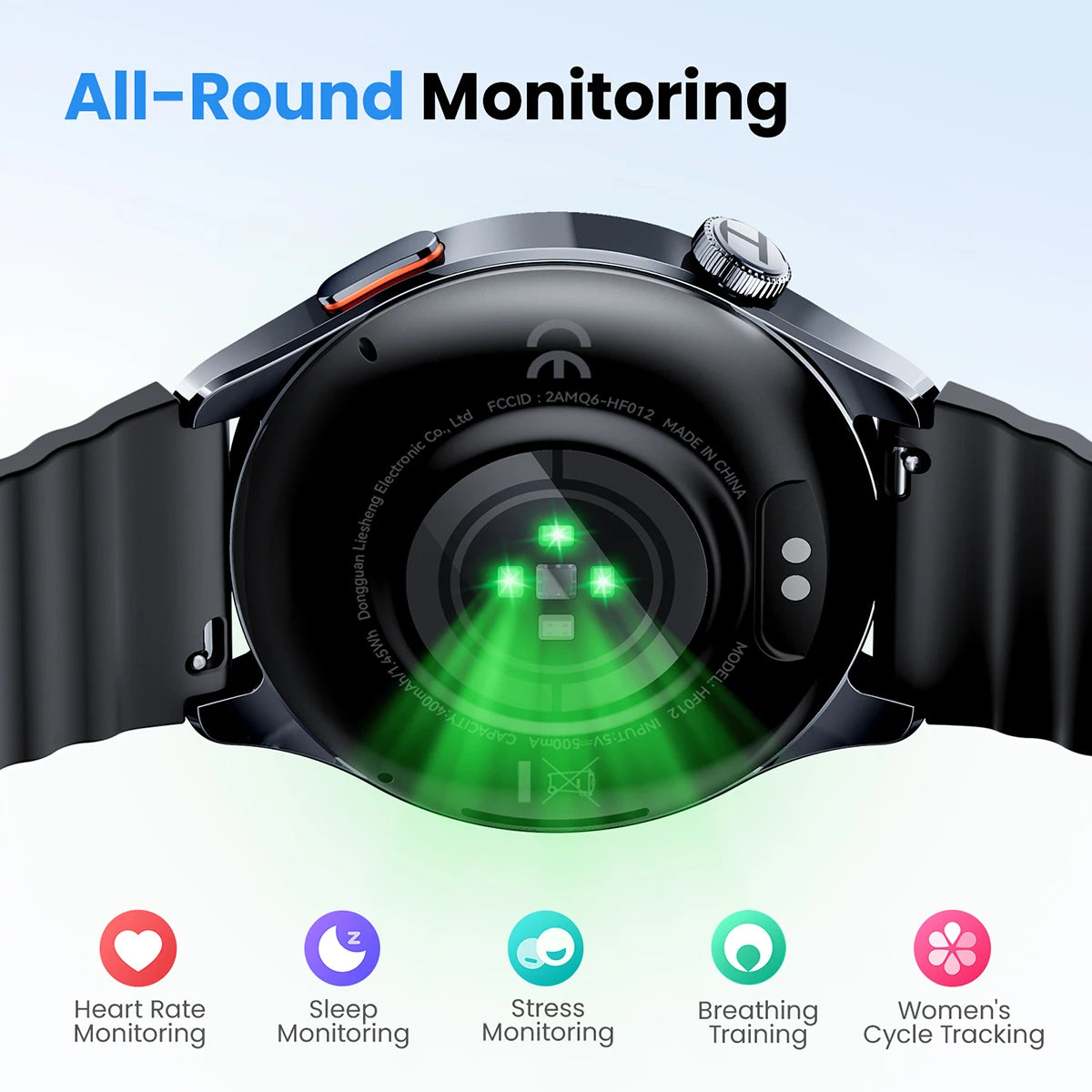 HAYLOU Watch 4S(HF012) GPS Smartwatch 1.43” HD AMOLED 5 Satellite GPS Positioning 120+ Workout Modes Sport Fitness Smart Watch