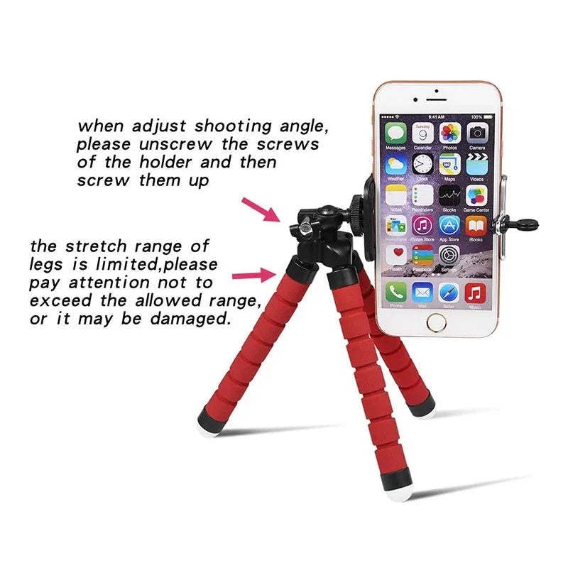 Tripod For Phone Mobile Camera Holder Clip Smartphone Monopod Tripe Stand Octopus Mini Tripod Stativ For iPhone Samsung Xiaomi
