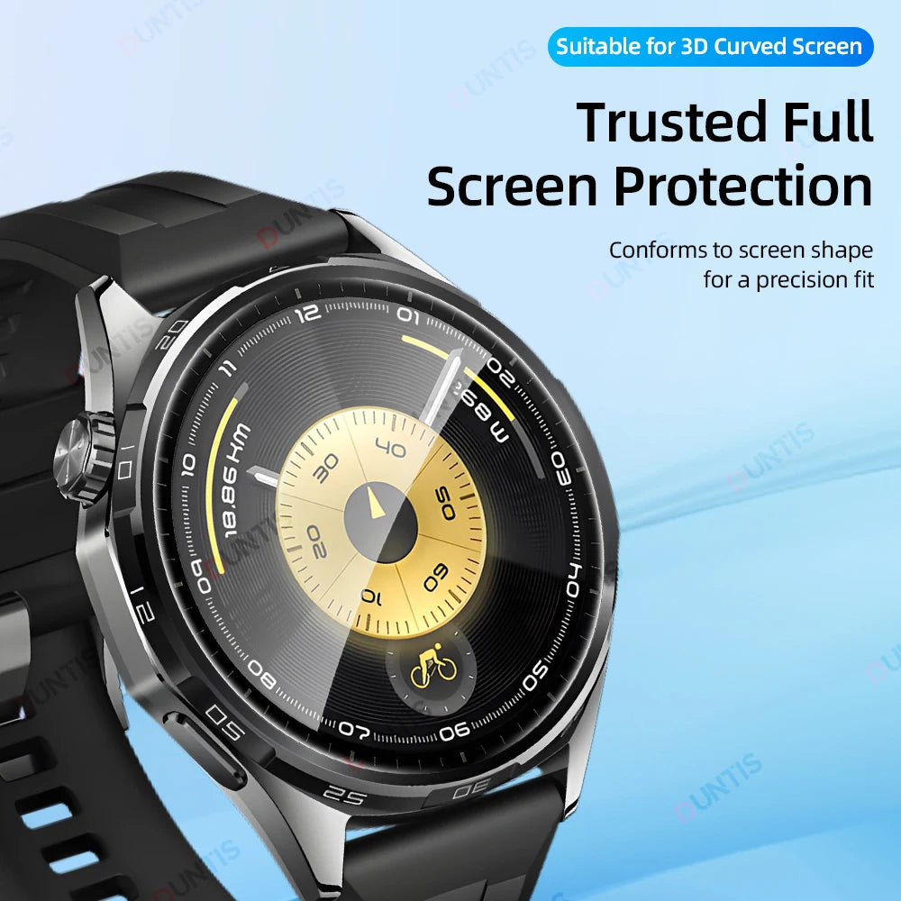 Screen Protector for Huawei Watch GT 6 Pro 46mm 3D Curved Screen Protector Ultra-HD Full Coverage Protective Film Accessories