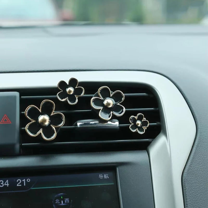 1set Car Air Vent Perfume Clip Cute Cars Aroma Diffuser Creative Girly Auto Interior Decoration