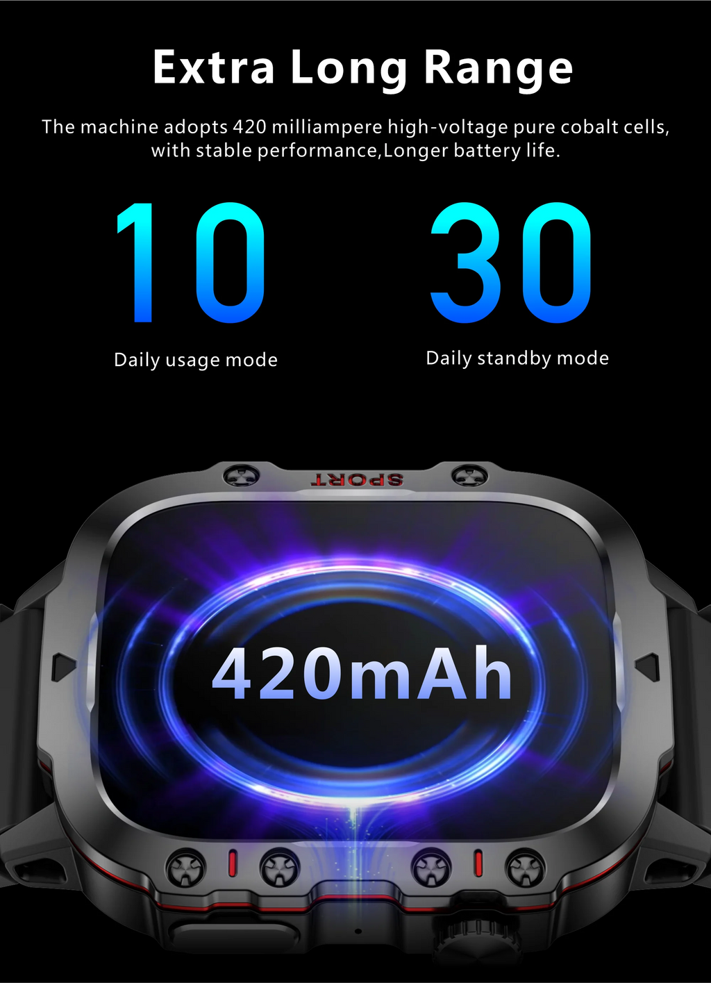Military GPS Tracker SmartWatch Men 5ATM Outdoor Sports Fitness Tracker Health Monitor 1.96 BT Call Smartwatch For IOS Android