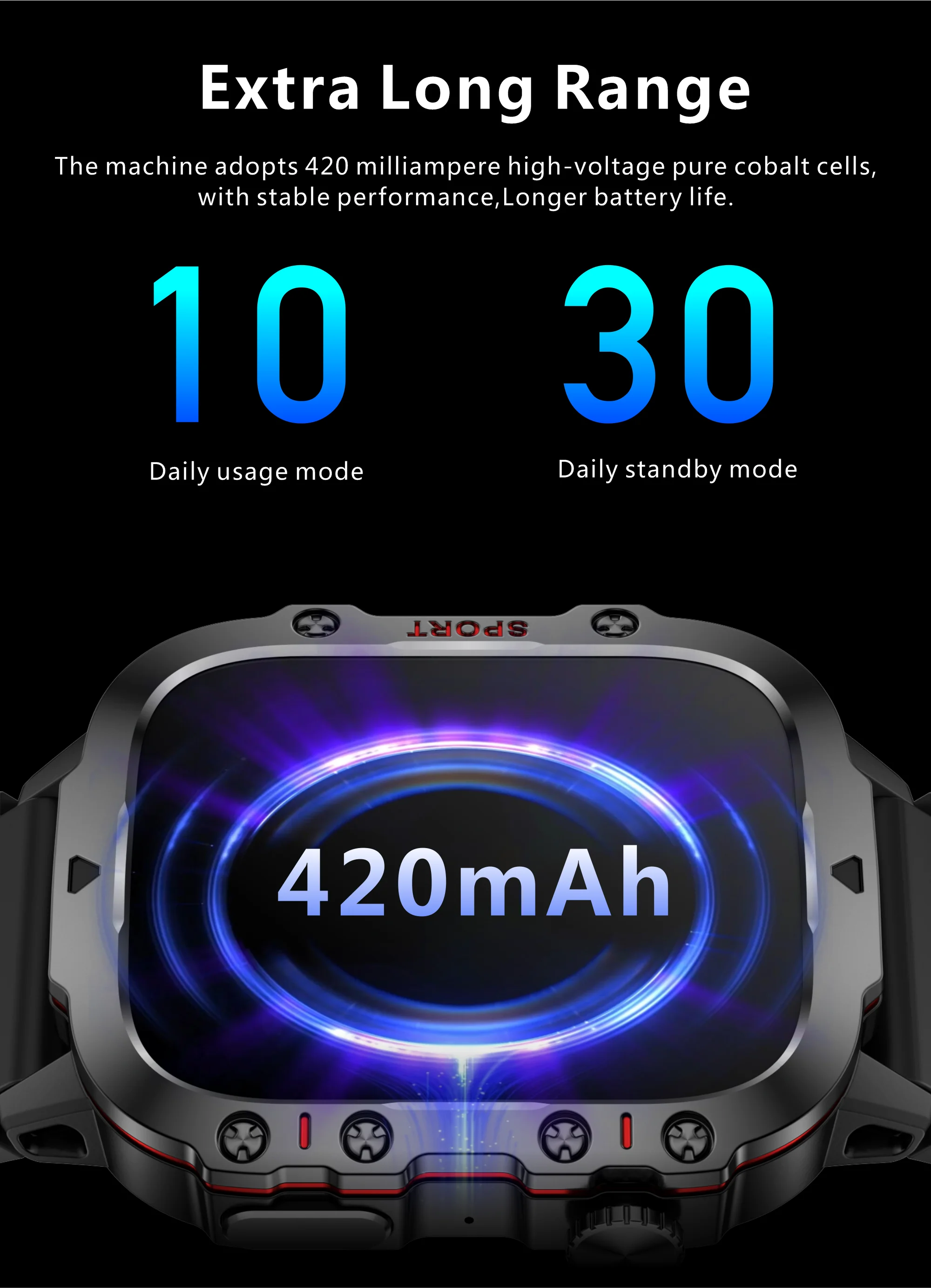 Military GPS Tracker SmartWatch Men 5ATM Outdoor Sports Fitness Tracker Health Monitor 1.96 BT Call Smartwatch For IOS Android