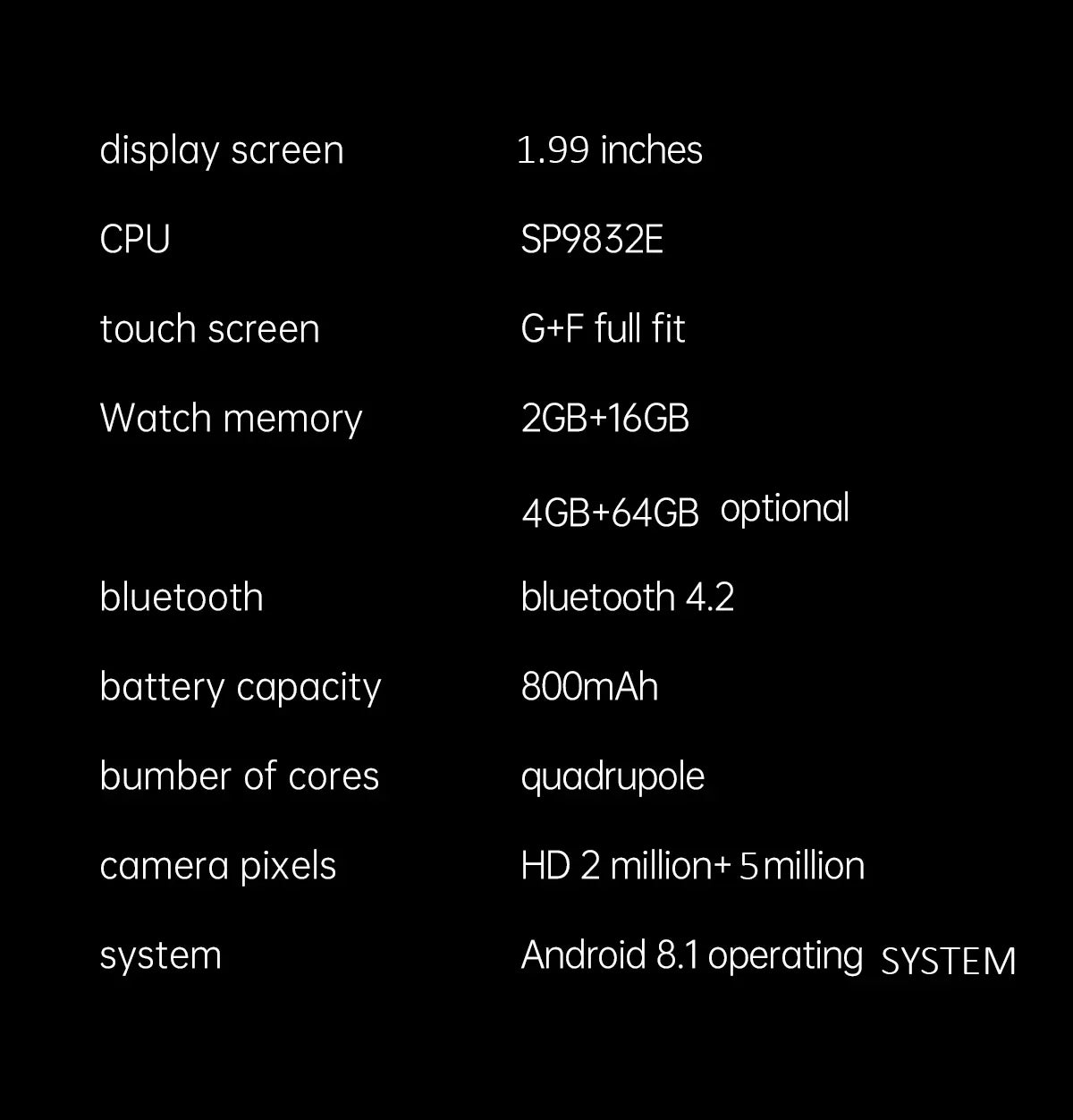 PGD Android Smart Watch Men GPS 16G/64G ROM Storage HD Dual Camera 4G 5G SIM WIFI Wireless Fast Internet Access Watch