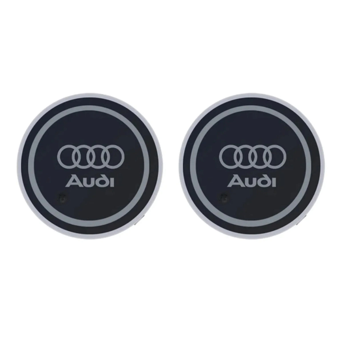 7 Color LED Car Cup Holder Light Luminous Coaster Water Cup Pad For Audi Sline A3 A4 A5 A6 A7 A8 Q3 Q5 Q7 S3 S4 S5 S6 S7 B6 B7