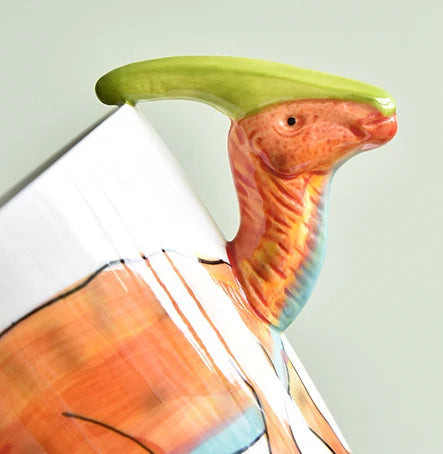 Creative Dinosaur Shaped Water Cup Cute Animal Ceramic Mug Office Water Cup Breakfast Cup Gift Coffee Mug Home Decoration