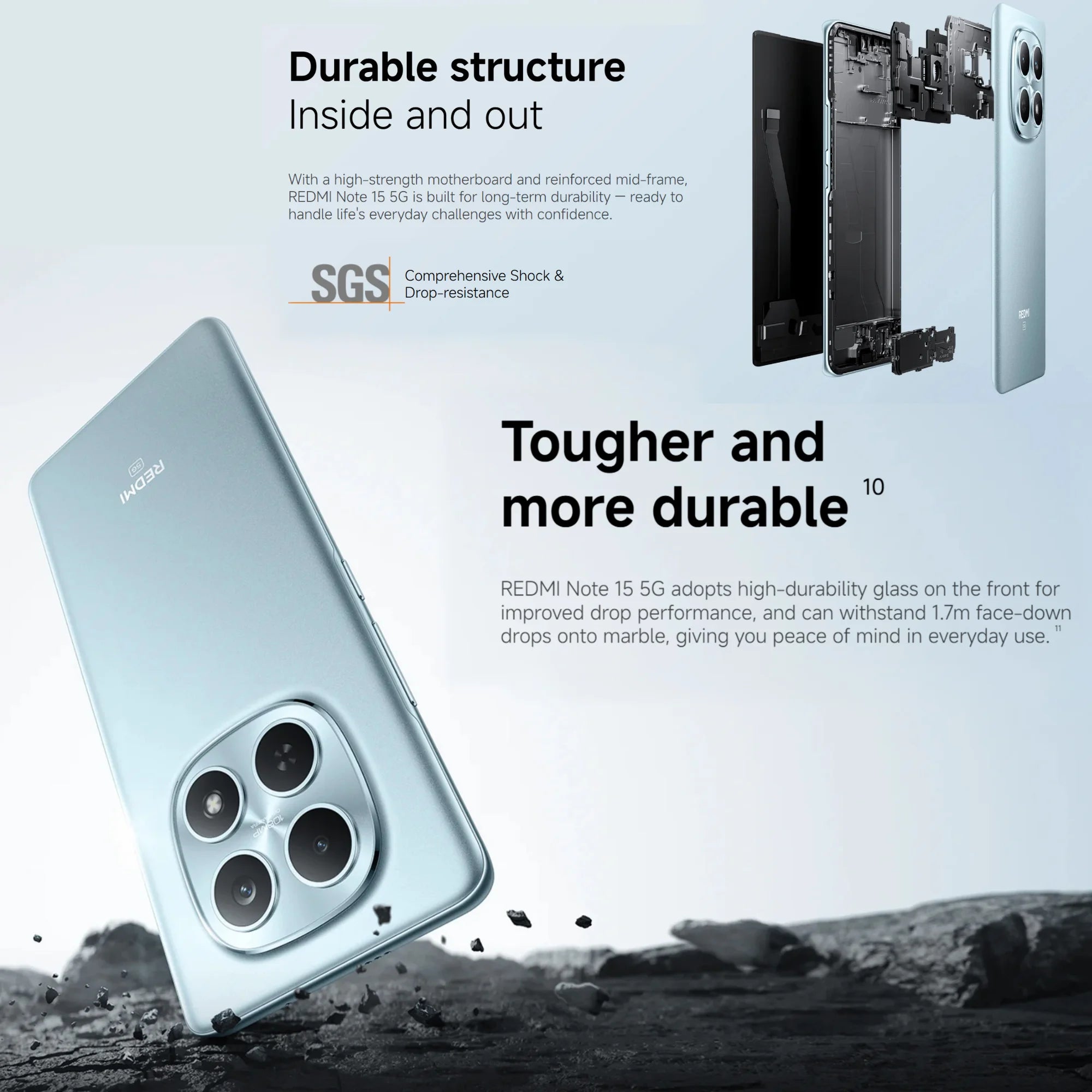 Xiaomi Redmi Note 15 5G 6+128GB Global Version Snapdragon® 6 Gen 3 Mobile Platform 6.77" 120Hz Display 108MP Camera 5520mAh 45W