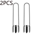 Stainless Steel Corers Portable Core Remover Fruit and Vegetable Core Extractor Kitchen Tools for Pitting Chili Peppers Melons