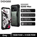 DOOGEE S200 Max 5G Rugged Phone 1.32" Rear Display Dual light Flashlight 16GB 512GB 22000mAh  6.72'' 120Hz Screen Smartphone NFC