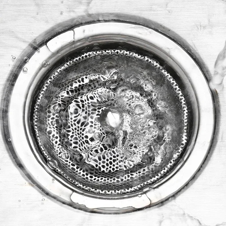 Waste Plug Kitchen Sink Strainer Replacement Basin Drain Filter Stainless Steel Shower Hair Catcher for Bathroom Accessories