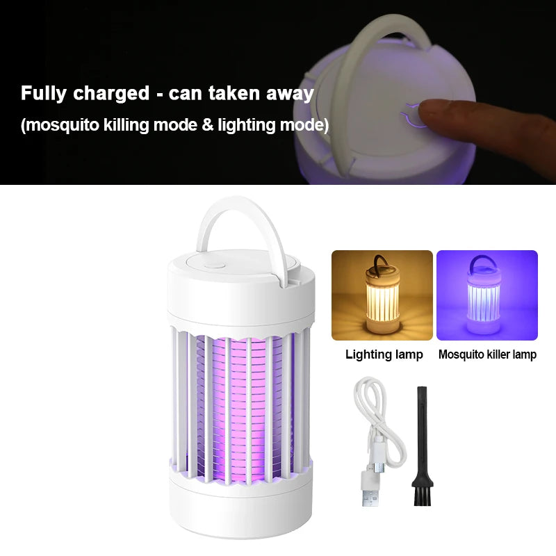 Electric Mosquito Killer Lamp UV Light Bug Zapper Trap USB 5V Summer Fly Swatter Insect Killer Light ﻿Camping