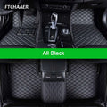 FTCHAAER Custom Car Floor Mats For Citroen C4 Coupe 2004-2011 Auto Carpets Foot Coche Accessorie