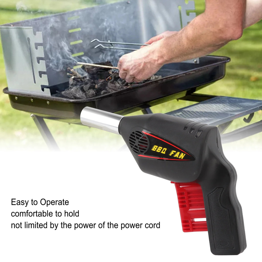 BBQ Air Blower Ventilator Portable Picnic Hand Held Fan Camping Cooking Tools for Outdoor Travel Barbecue Camping Cooking Tools
