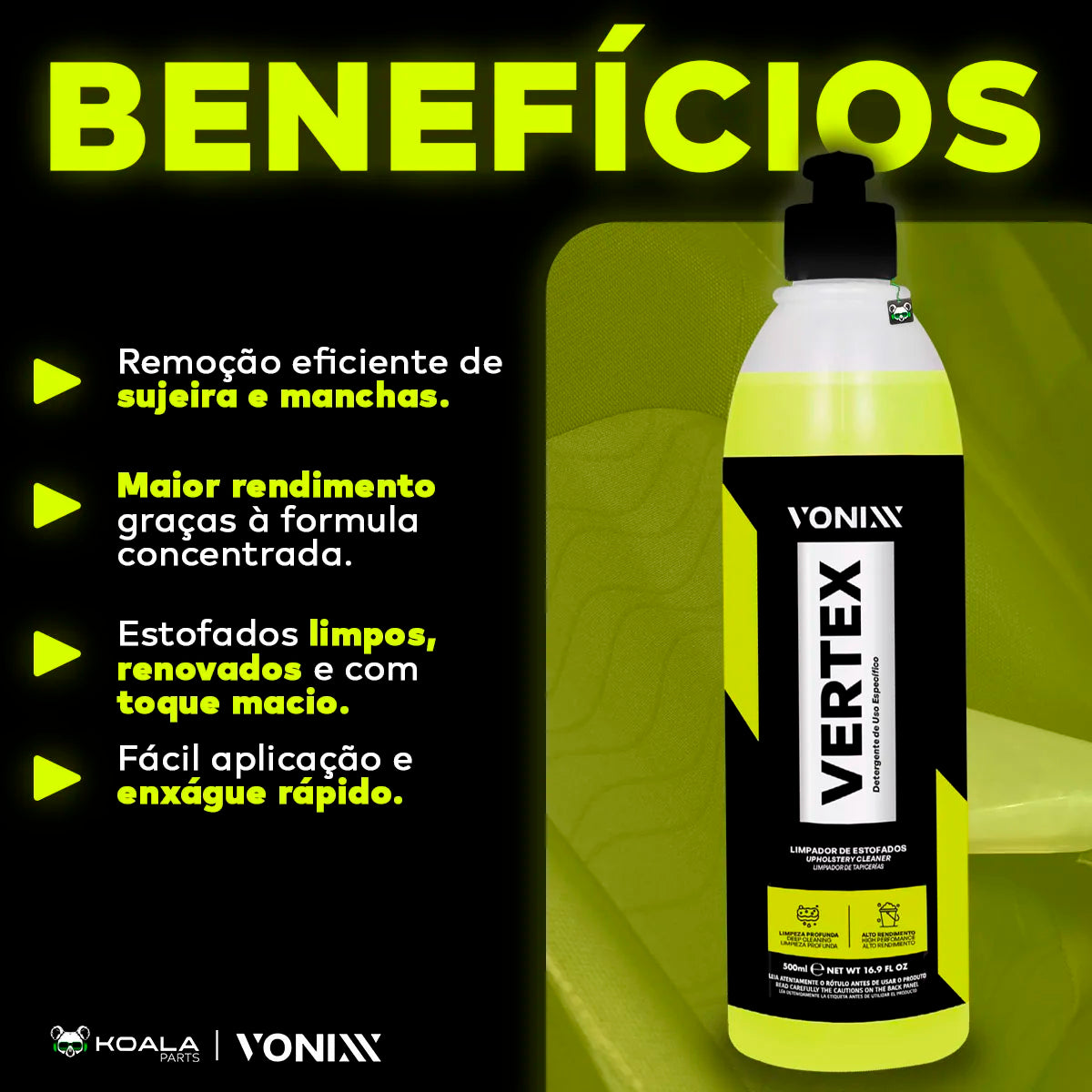 Cleaning Upholstery Bank Sofa Carpet Strip Stains 500ml Vertex Vonixx