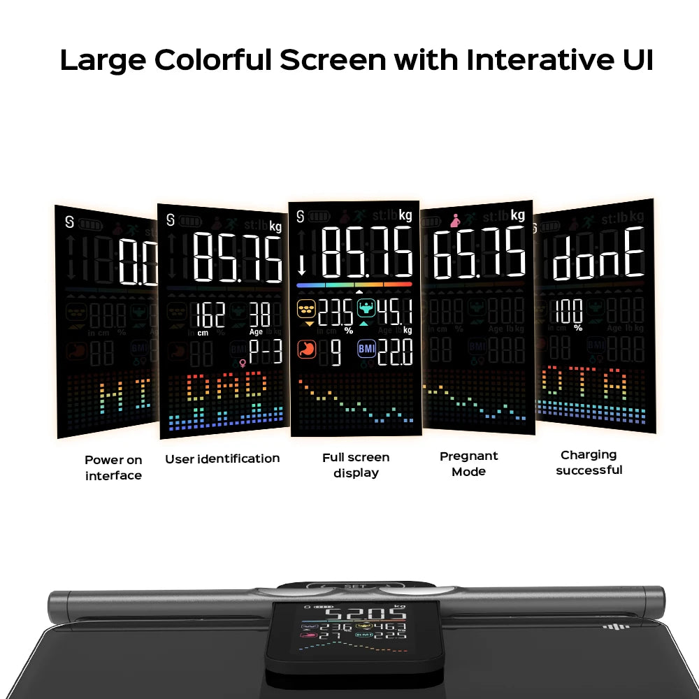 Intelligent Body Fat Scale 2025 New Smart Body Composition Analyzer Scale Body Bioimpedance Scale, Support Offline Measurement
