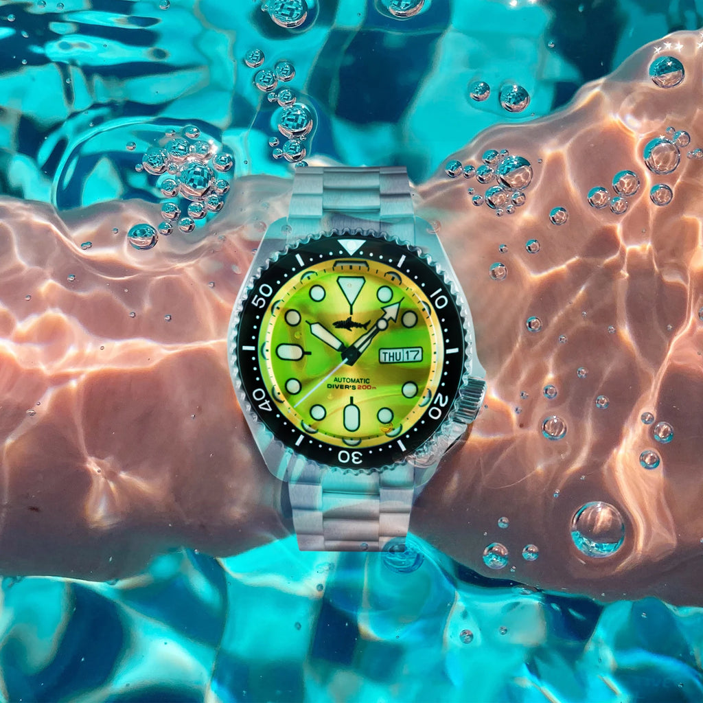 Heimdallr SKX007 NH36 Automatic Mechanical Date/Week Display Ceramic Bezel Sapphire Glass 200m Waterproof 41mm Dive Watch
