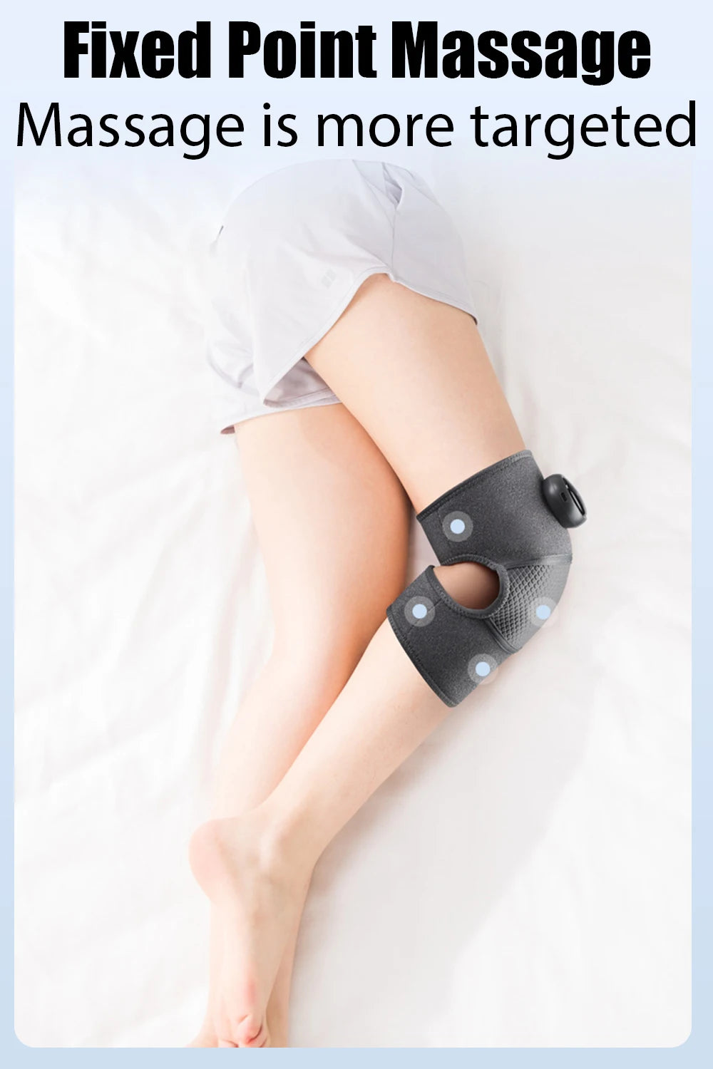 Knee Heating Vibration Massage Joint Physiotherapy Hot Compress Massager Elbow Shoulder Support Thermal Knee Pad Relieve Arthrit