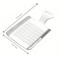 1pc Stainless Steel Garlic and Ginger Grater - Kitchen Accessory for Food Preparation