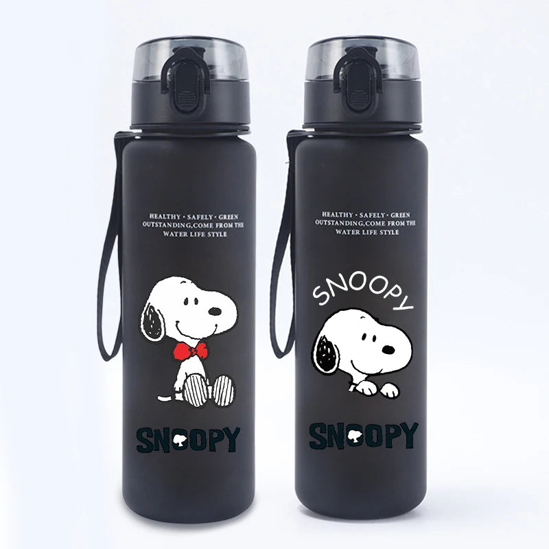 Cute Snoopys 650ml Large Capacity Water Cups Anime Cartoon Printed Fashion Cup Students Portable Sports Water Bottle Kids Gifts
