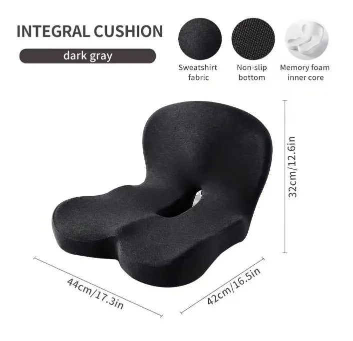 FULLHOT Memory Foam Cushion Interior Accessories Pillow Car Seat Waist Pillow Lumbar Support Office Pillow Chair Cushion