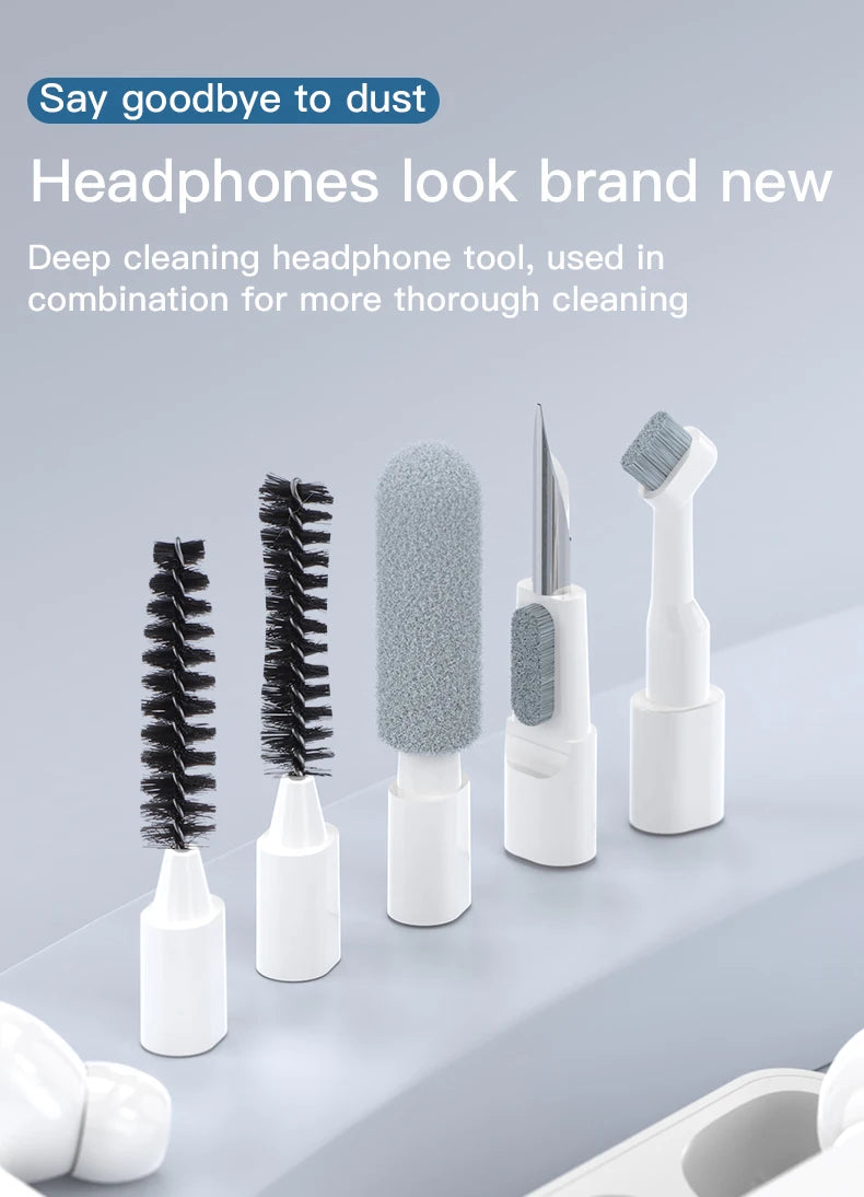 22 in 1 Multi-Function Cleaning Kit for iPhone AirPods iPad Digital Camera PC Keyboard Phone Screen Headphones Tools