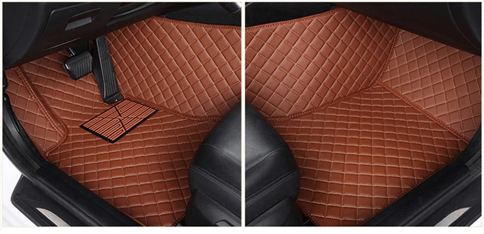 YOGOOGE Custom Car Floor Mats For Fiat Freemont Auto Carpets Foot Coche Accessorie