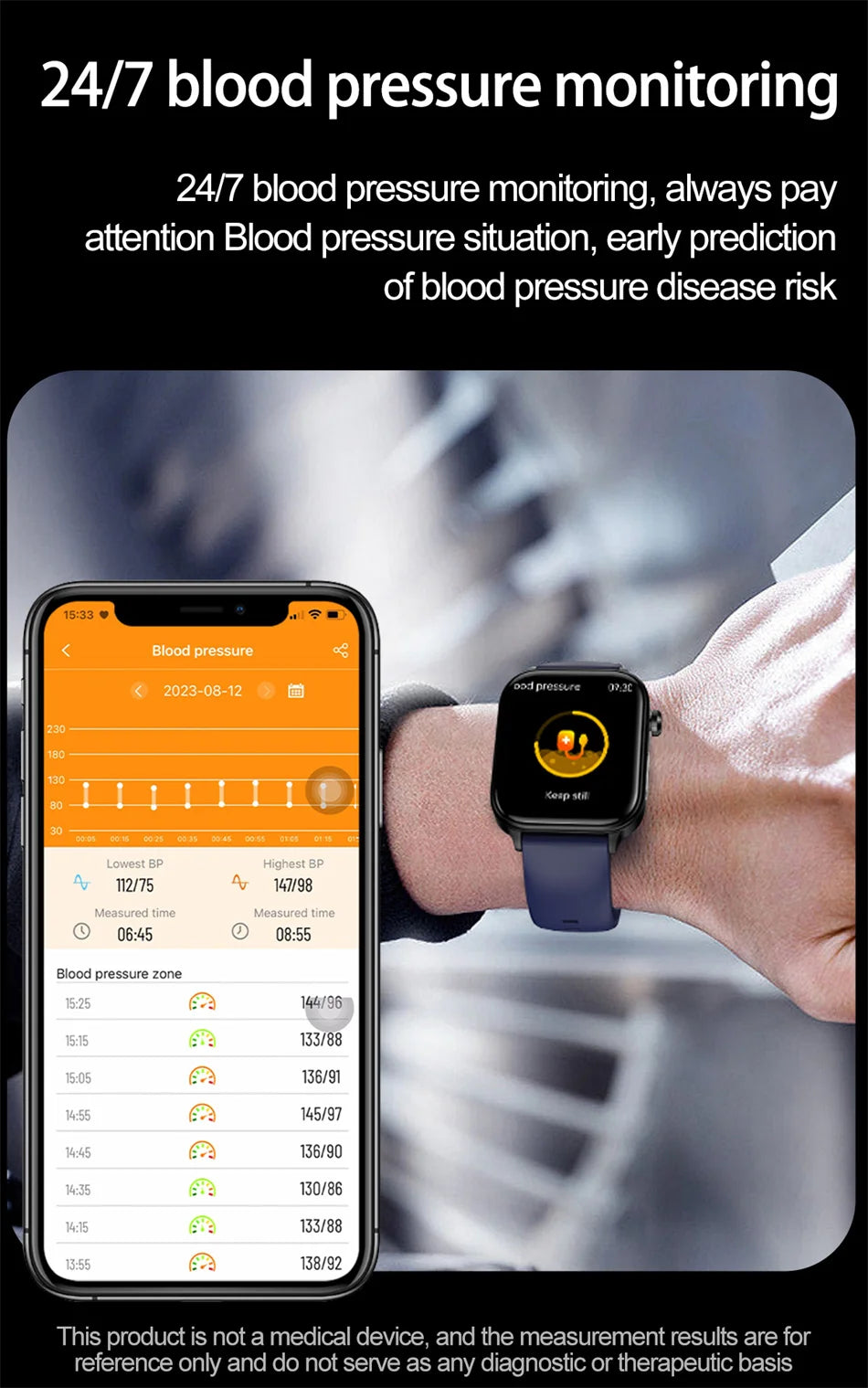 2026 New ECG+PPG Health Smartwatch Men Blood Fat Uric Acid Heart Rate Blood Pressure Bluetooth Call Waterproof Smart Watch Women