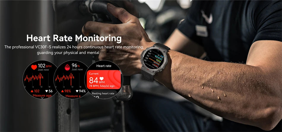 LIGE 2026 GPS Luxury Military Smart Watch 500mAh Men Health Monitor Fitness Clock Sports 5ATM Waterproof Smartwatch Compass New