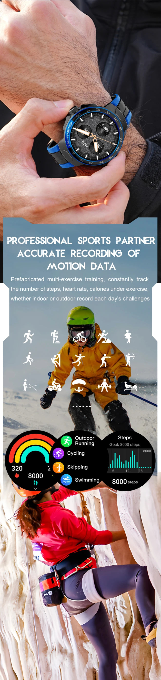 LIGE New Smart Watch Men 2024 NFC Smartwatches Message Remind Waterproof Fitness Sport Watch Bluetooth Call Music Men Smartwatch