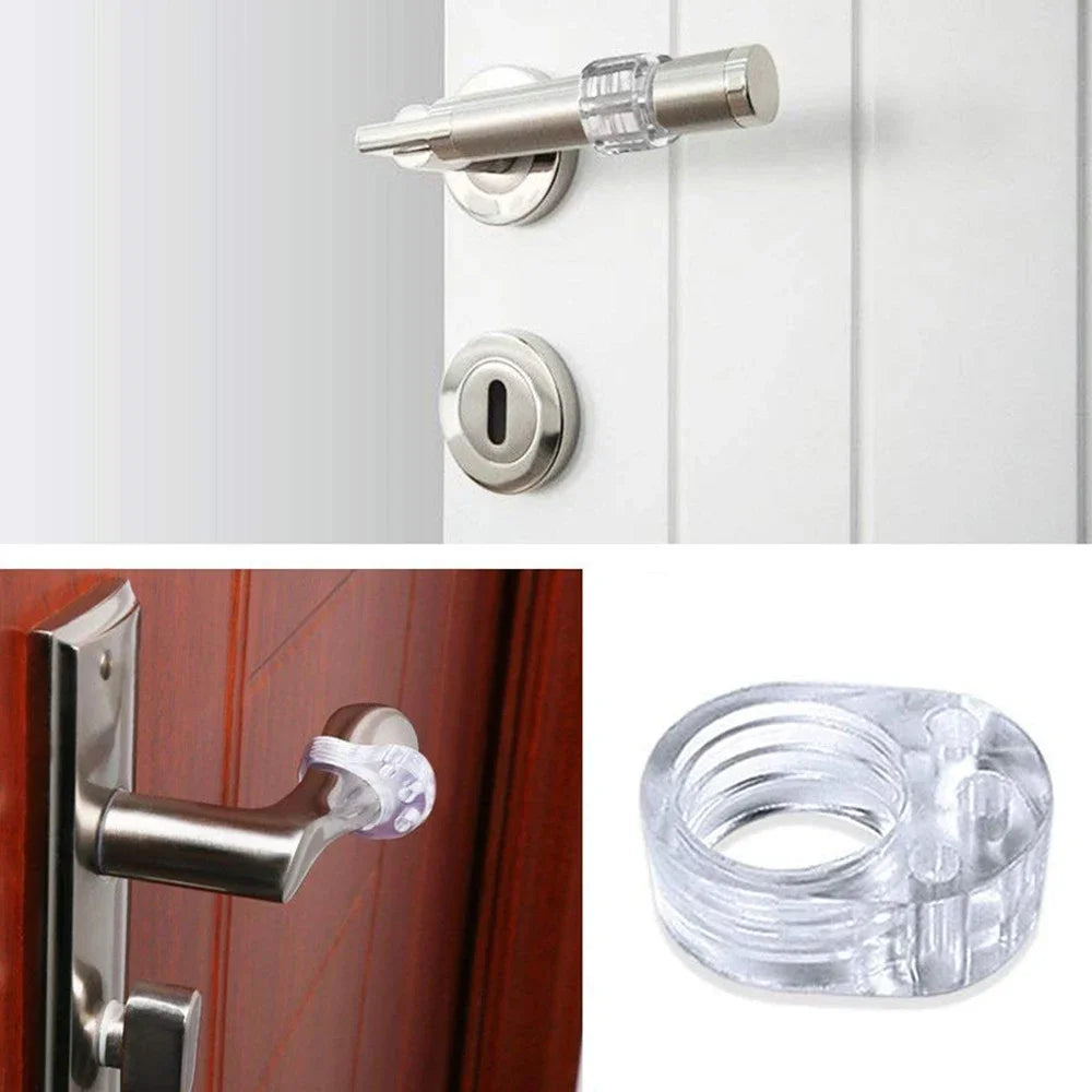 Stop Floor Door Stops Buffer No Drill Door Stopper Home Improvement Furniture Wall Safety Hardware Transparent Supplies Silicone