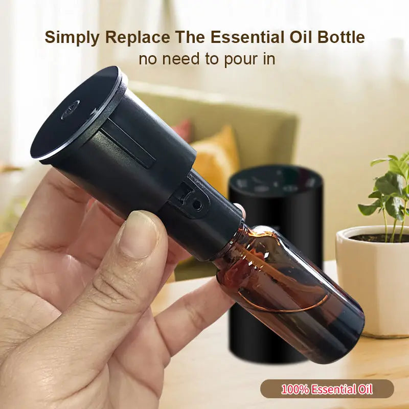 Car Aroma Diffuser Machine Portable Essential Oil Diffuser Rechargeable Room Fragrance Diffuser Electric Smell for Home Bedroom