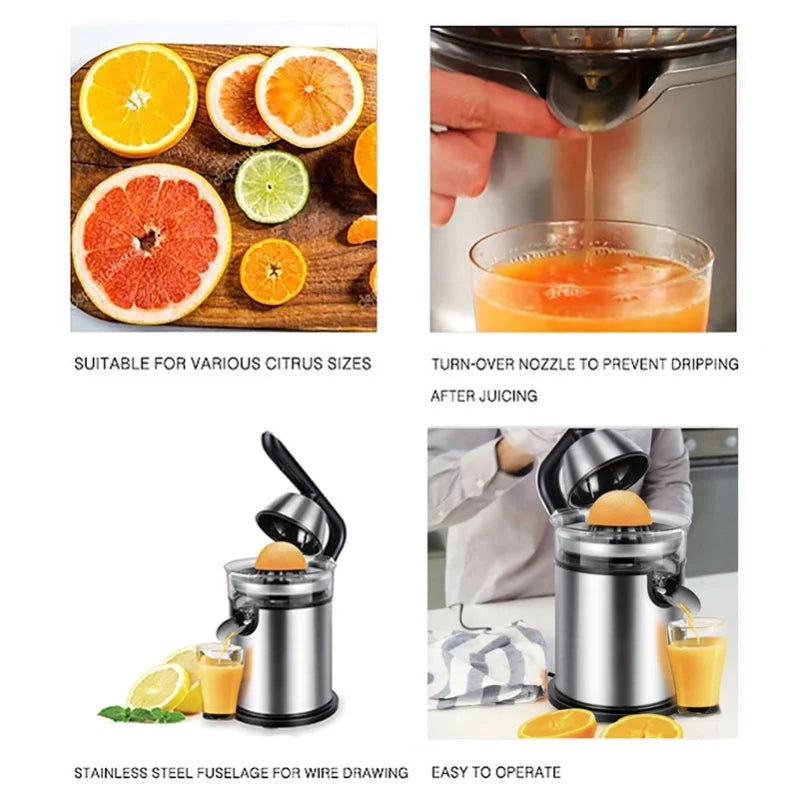 1100W Electric Juicer Lemon Orange Fruits Press Extractor Kitchen Utensils